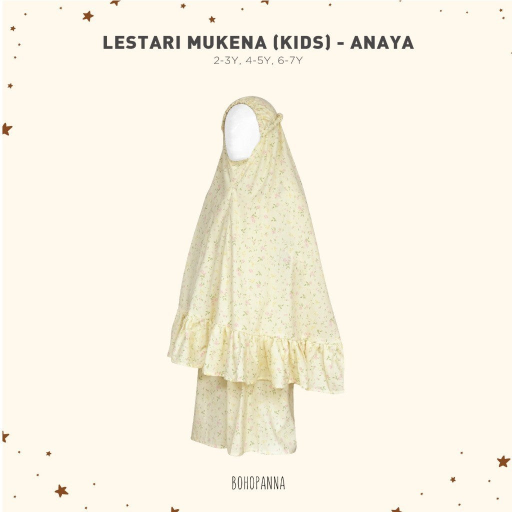 BOHOPANNA - RAYA COLLECTION 2025 - LESTARI MUKENA - Mukena Kids & Mom