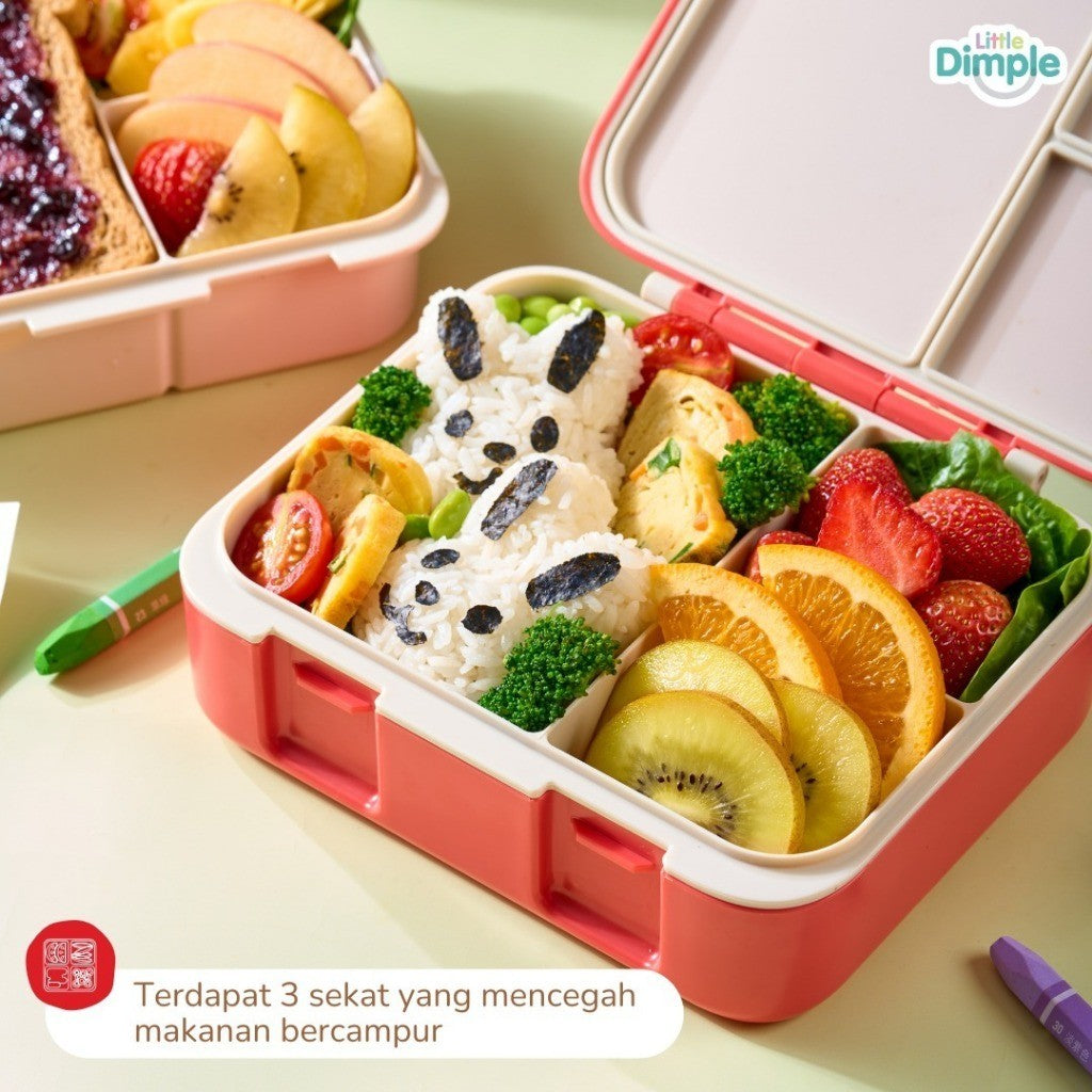 Little Dimple x Sally Piper Kid's Munchbox Tempat Bekal Anak Sekolah