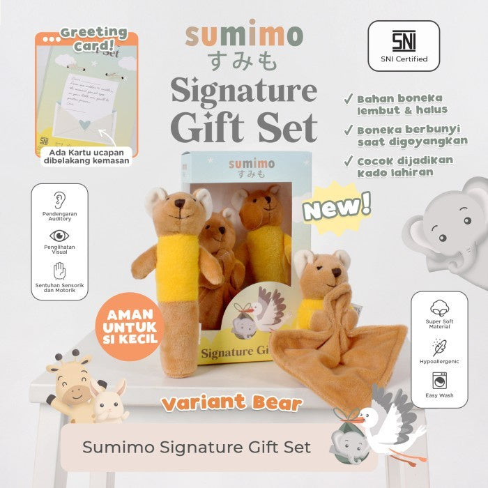 Sumimo Signature Gift Set Hadiah Anak Rattle