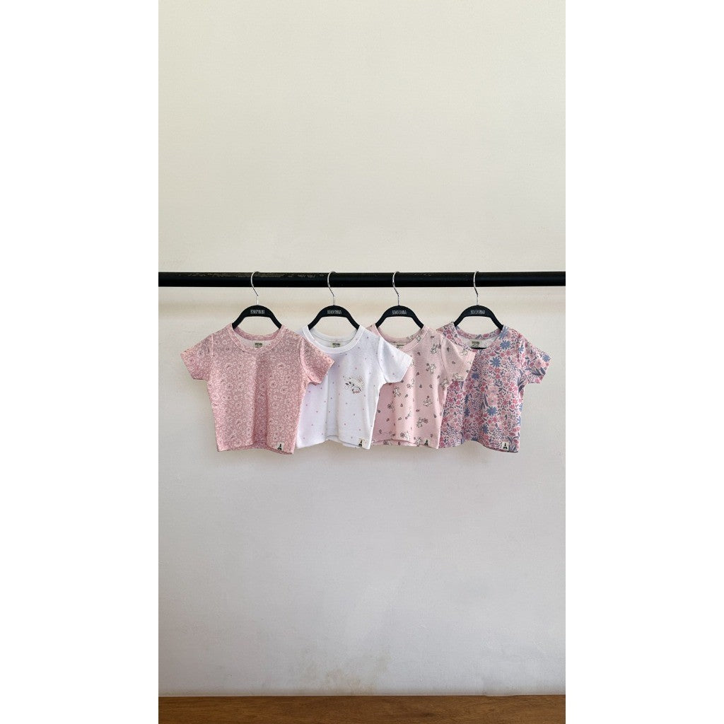 BOHOPANNA - PRINT CROP TOP - CROP TOP ANAK - ATASAN ANAK PEREMPUAN - KAOS ANAK PEREMPUAN 2425