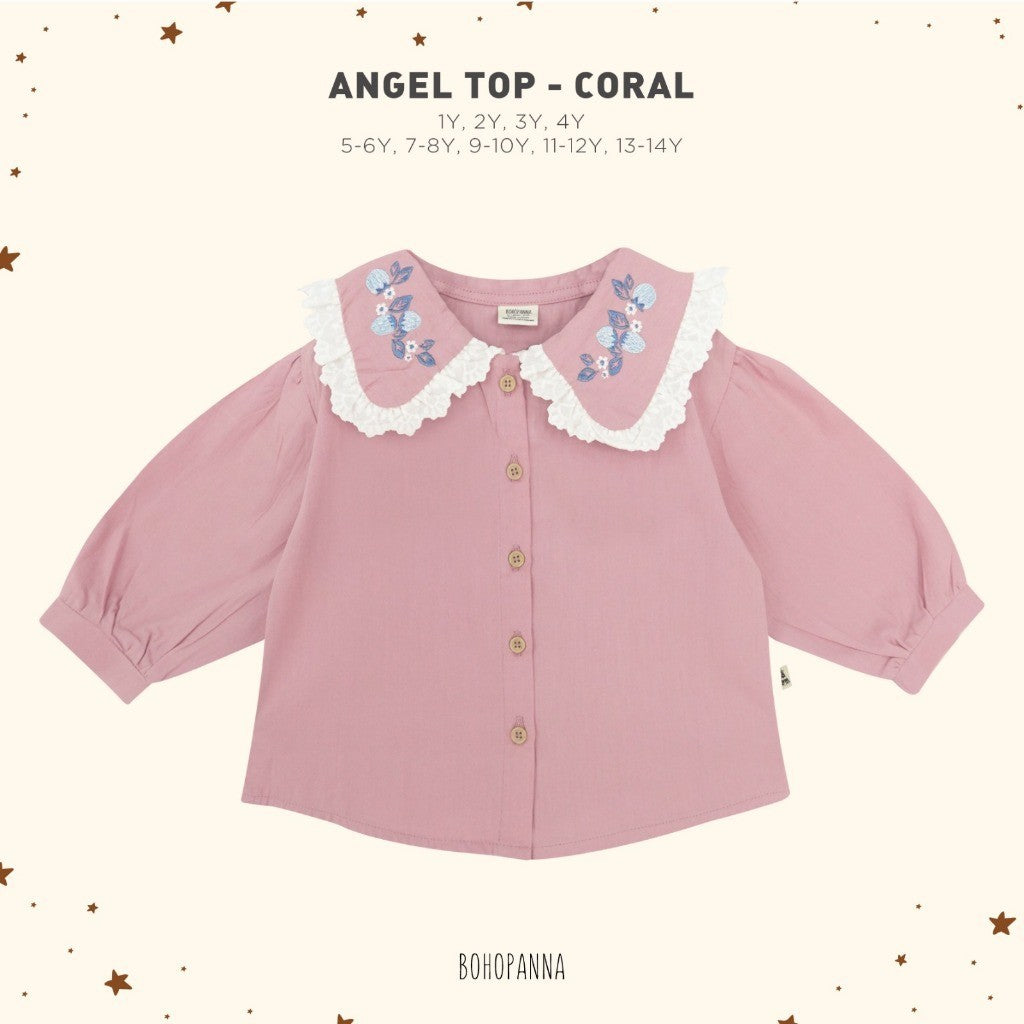 BOHOPANNA - ANGEL TOP - ATASAN ANAK PEREMPUAN 2425