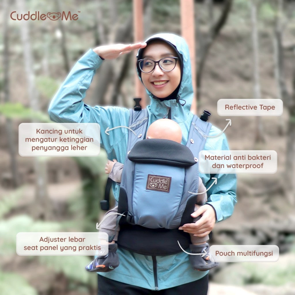 Gendongan Bayi - CUDDLEME Travego Carrier SSC Anti Air M Shape Travel Friendly