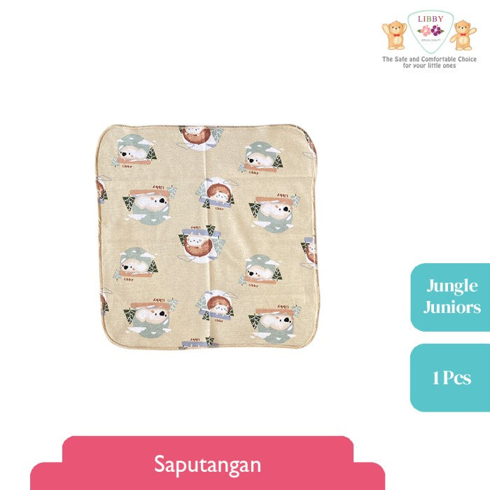 LIBBY Saputangan / Lap Jungle Juniors Motif (1 pcs)