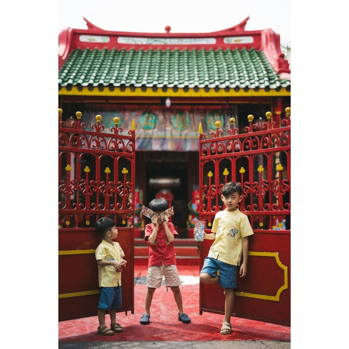 BOHOPANNA - HUI SET - Baju Imlek Anak Laki-Laki Chinese New Year CNY