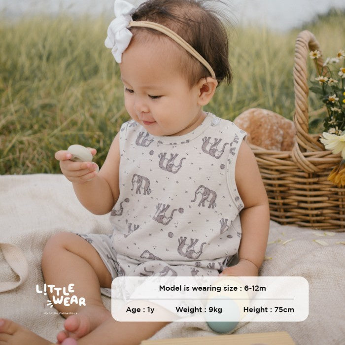 Baju Bayi - Little Palmerhaus Little Wear Baby Sleeveless Set 17.0