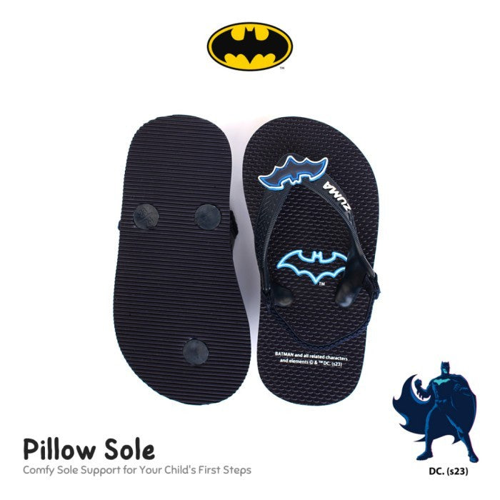 Zuma Baby Batman 1 Blue, Sandal Jepit Bayi Karet Tali, Biru