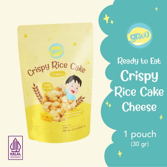 Grouu - Cemilan Anak - Crispy Rice Cake