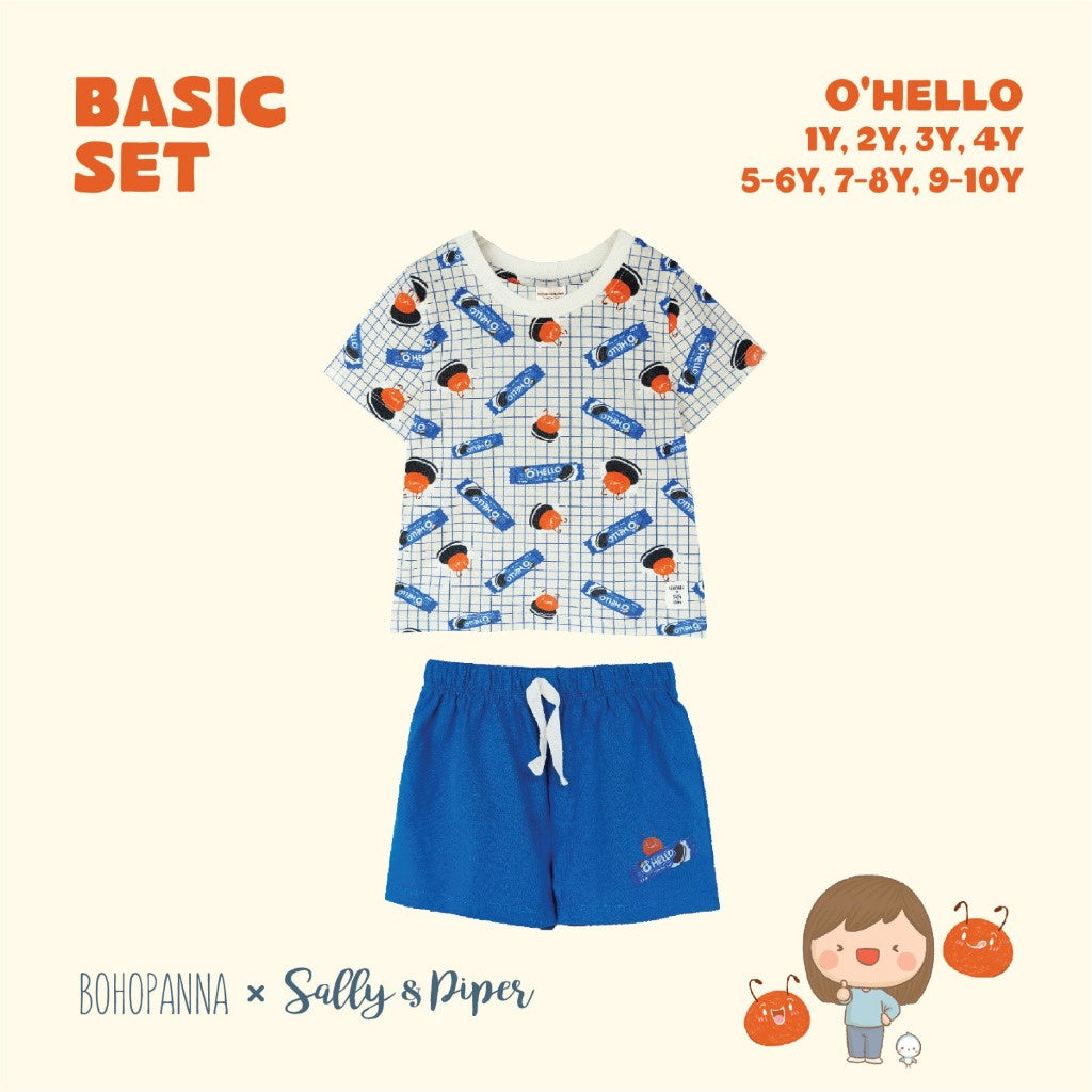 BOHOPANNA - BOHOPANNA X SALLY & PIPER - BASIC SET - Setelan Anak