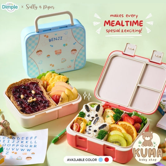 Little Dimple x Sally Piper Kid's Munchbox Tempat Bekal Anak Sekolah