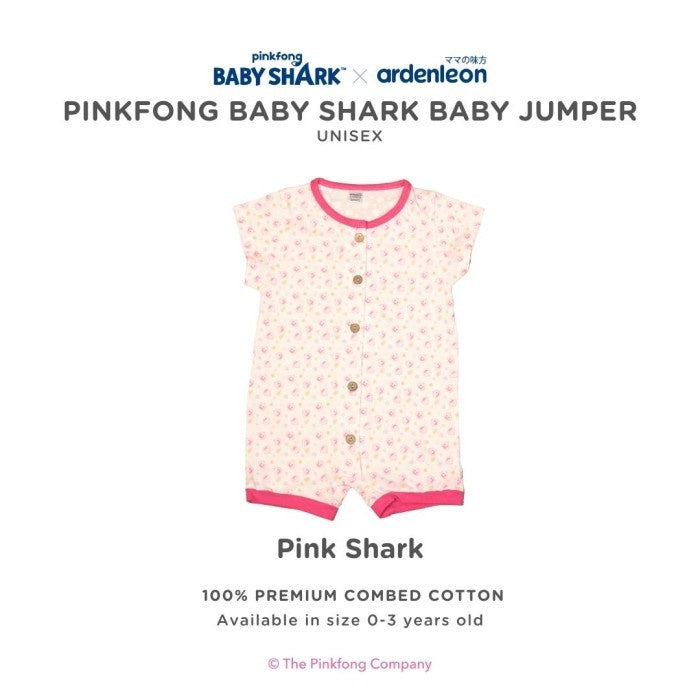 ARDENLEON Jumper Bayi Pinkfong Baby Jumper Baju Anak Bayi Shark