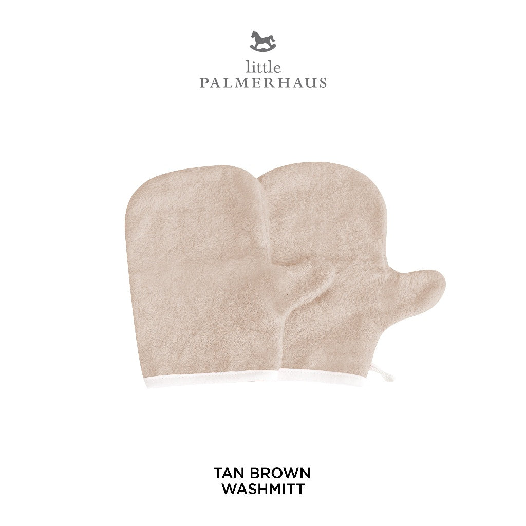Little Palmerhaus - Bam & Boo Bamboo Washmitt (Waslap Bayi / Washlap / Bath Gloves Sarung Tangan Mandi)