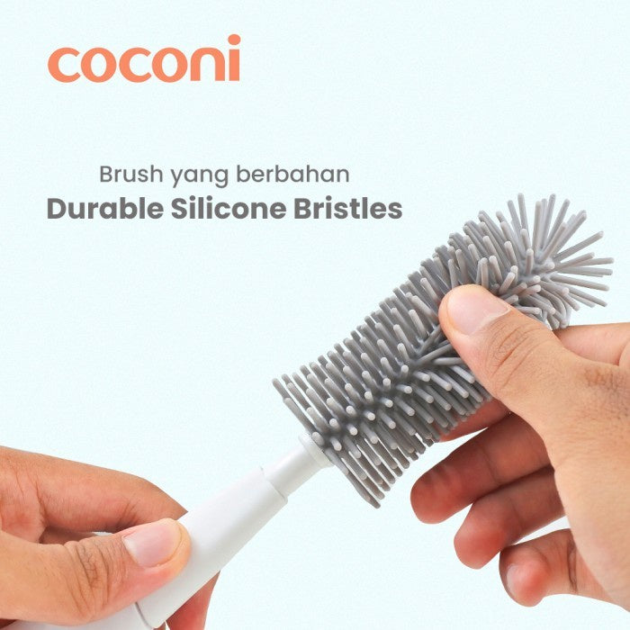 COCONI Quick Cleaning Silicone Bottle Brush | Sikat Pembersih Botol