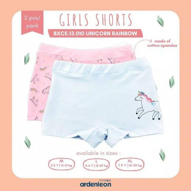 ARDENLEON (2pcs) Celana Dalam Anak Perempuan BXCE / Boxer Cewe