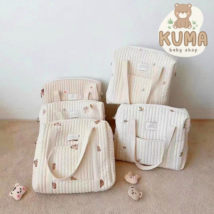 Kuma Bear Tas Ibu Mommy Bag Stroller Penyimpanan Baby Bag Pouch Diaper