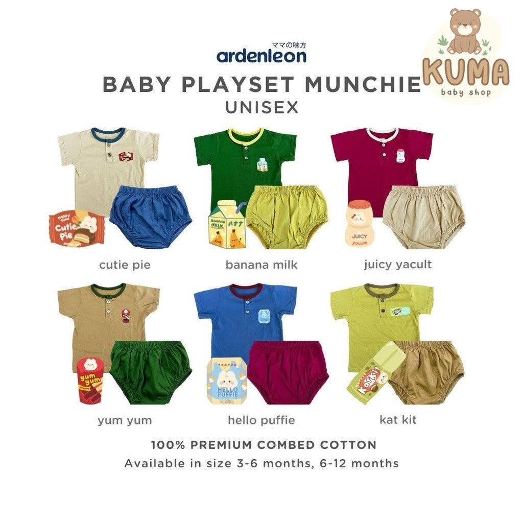 ARDENLEON Baby Munchie Playset Setelan Bayi