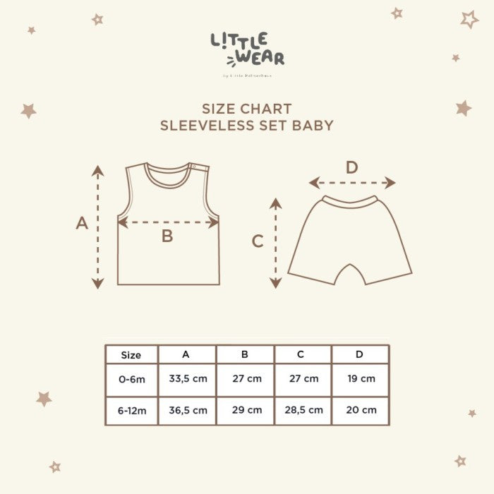 Baju Bayi - Little Palmerhaus Little Wear Baby Sleeveless Set 17.0