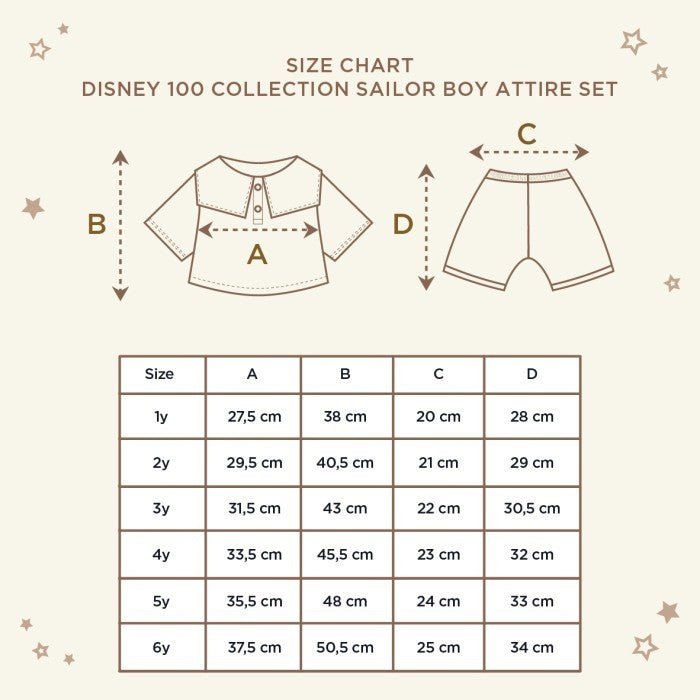 Little Palmerhaus - Disney 100th Collection Sailor Boy Attire Set