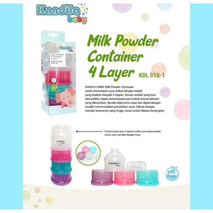Kandila Milk Powder Container 4 layer /tempat susu bayi /container