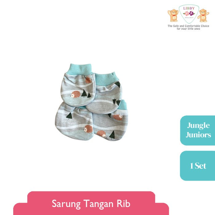 LIBBY Sarung Tangan & Kaki Motif Jungle Juniors  (1pcs/set)