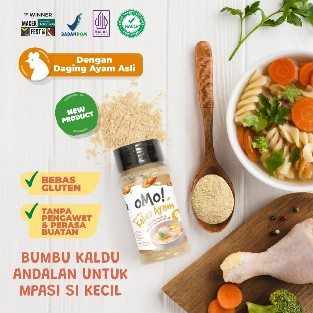 [NEW] OMO! KALDU SAPI (BEEF) / Ayam (Chicken) Mpasi Bebas Gluten Tanpa MSG