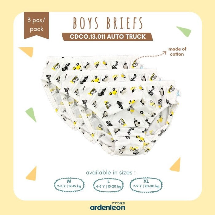 ARDENLEON Boys Briefs (3 pcs) Celana Dalam Anak laki laki