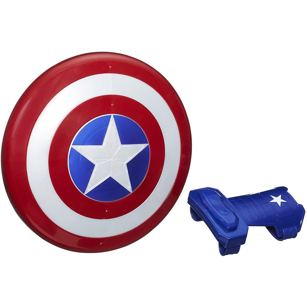MARVEL AVENGERS CAPTAIN AMERICA MAGNETIC SHIELD AND GAUNTLET ORIGINAL