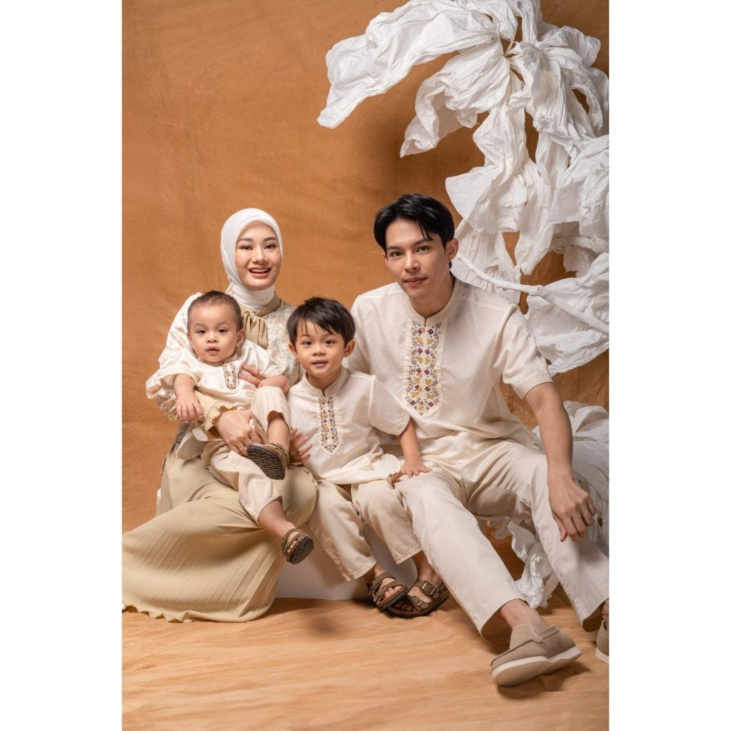 BOHOPANNA - RAYA COLLECTION 2025 - FANDI KIDS SET - Setelan Baju Bayi - Baju Muslim - Baju Raya