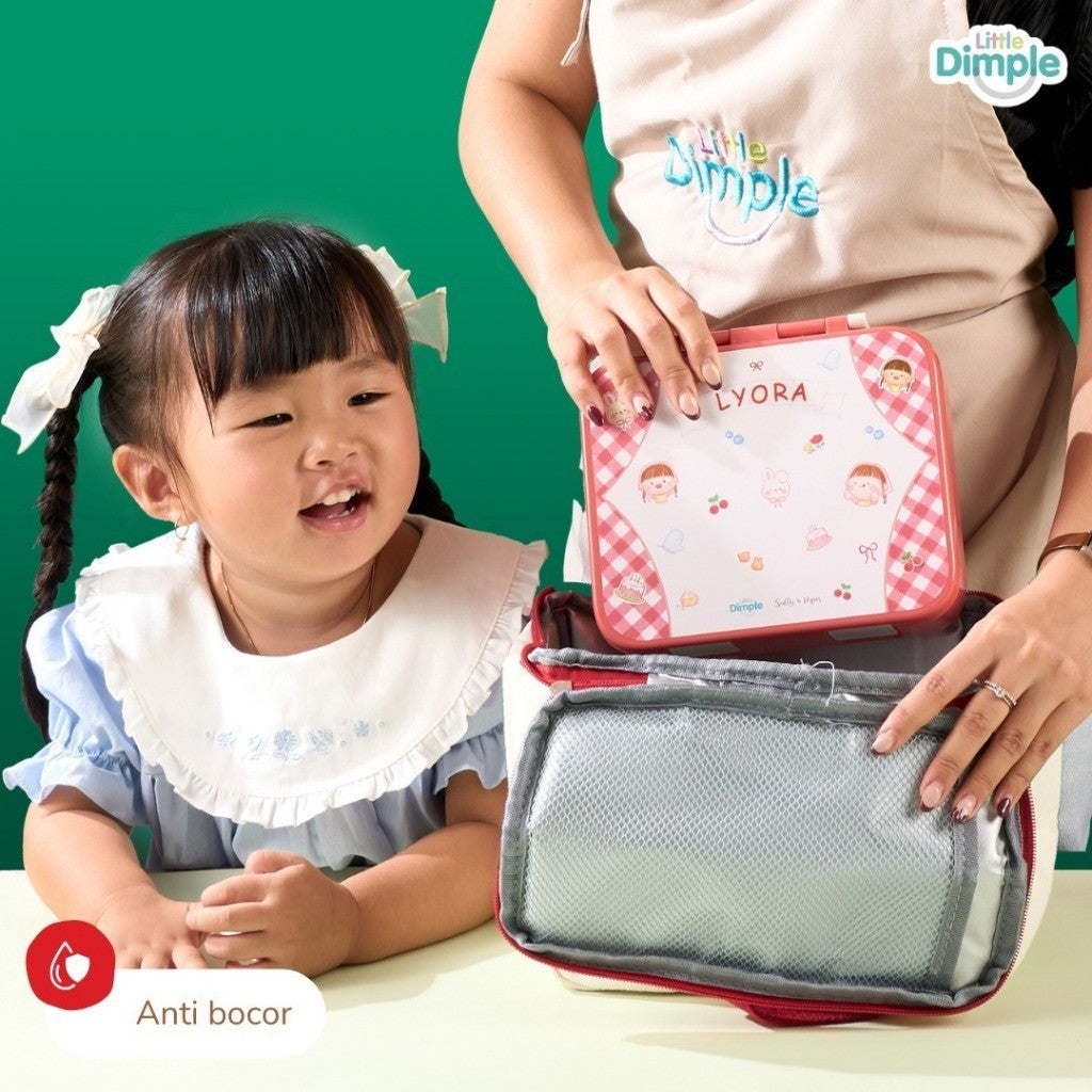Little Dimple x Sally Piper Kid's Munchbox Tempat Bekal Anak Sekolah
