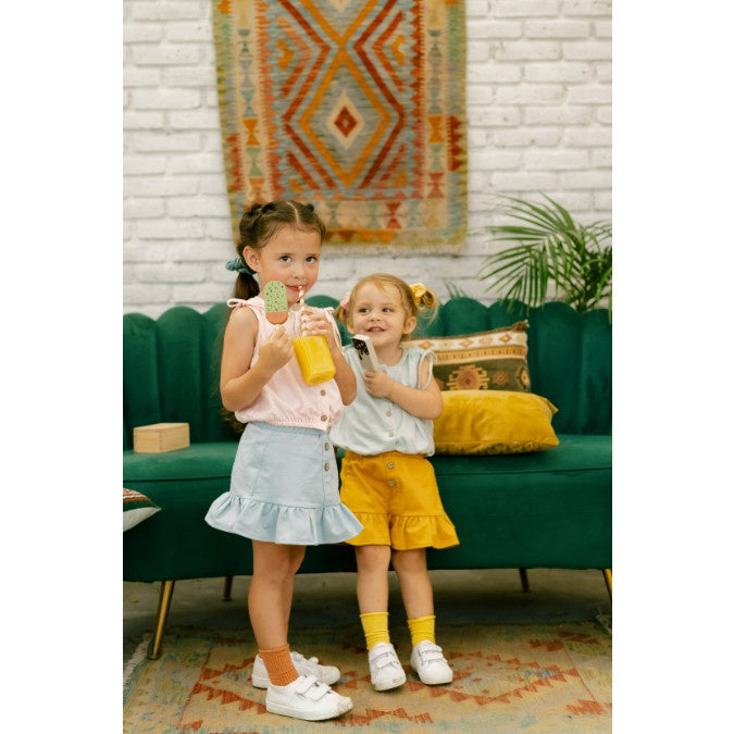BOHOPANNA - WRINKLE TOP - ATASAN ANAK PEREMPUAN 2322