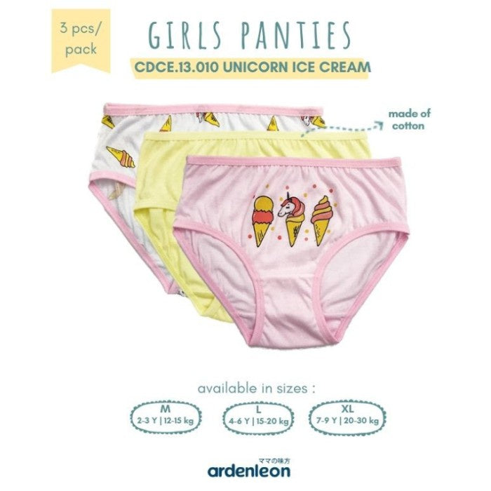 Ardenleon Girls Panties 2-9 Tahun Celana Dalam Anak Perempuan