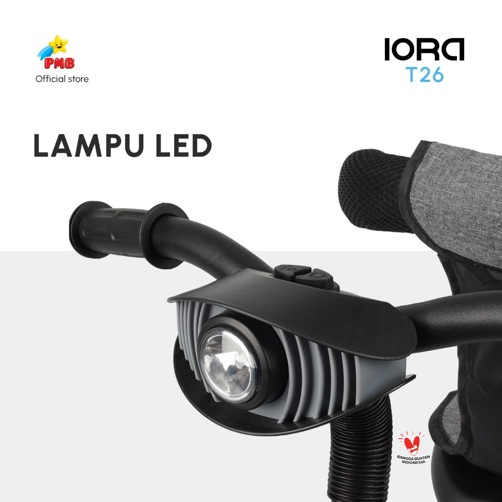 Sepeda Roda Tiga IORA Tricycle T26 – PMB Toys