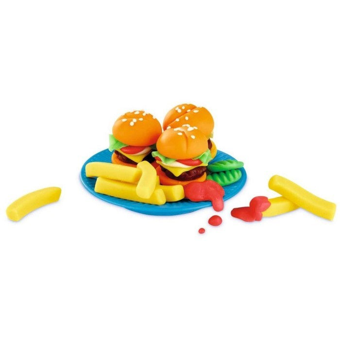 PlayDoh Kitchen Creations Silly Snacks Burger and Fries Set