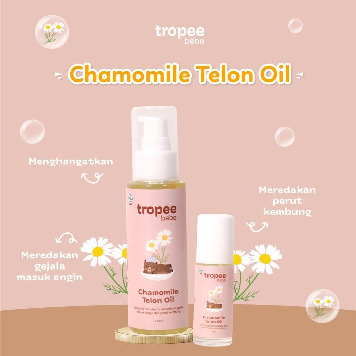 Tropee Bebe - Telon Oil (Minyak Telon) Roll On 30 ml 30ml
