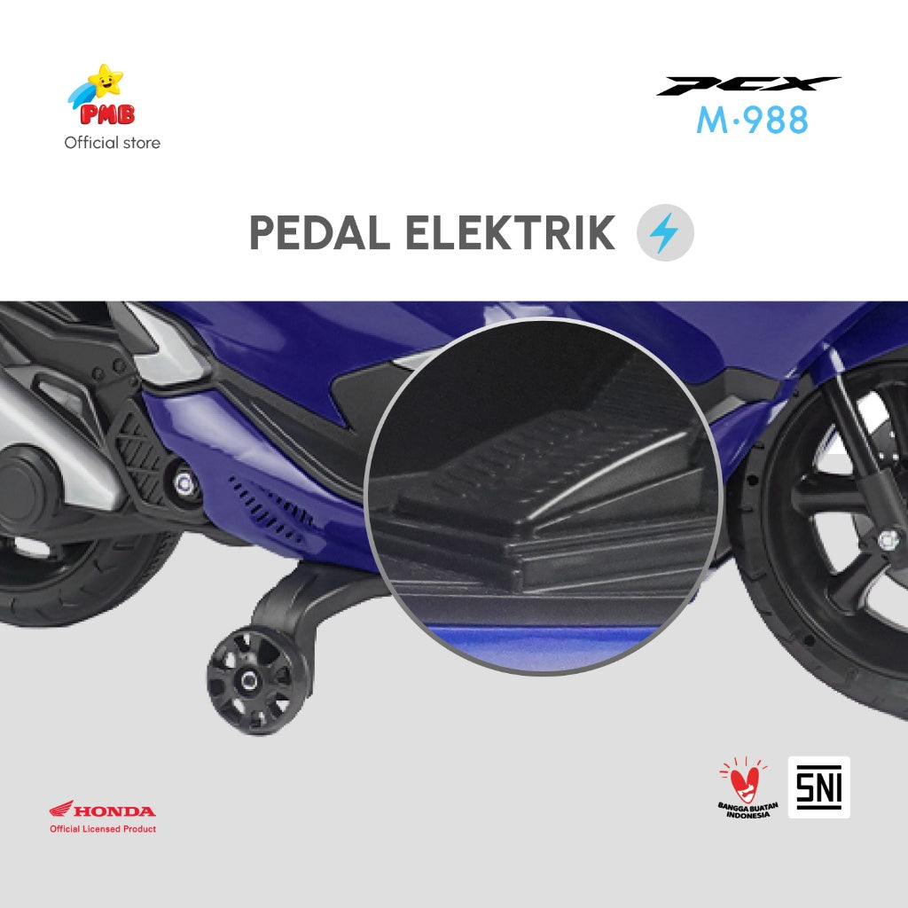 Mainan Anak Motor Aki Honda PCX M988 - PMB Toys