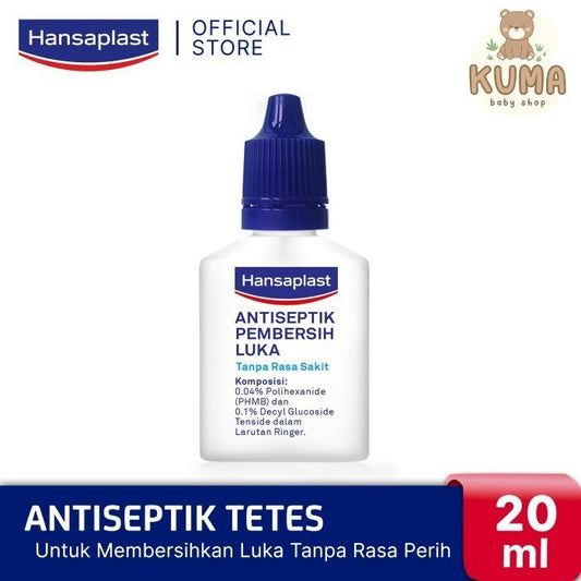 Hansaplast Antiseptik Tetes 20mL - Pembersih Luka Tanpa Rasa Perih