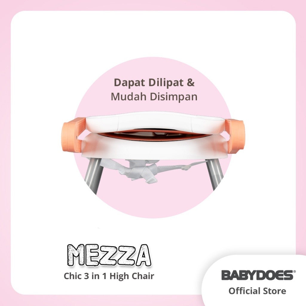 Babydoes High Chair CH-KT 614 SN Mezza Kursi Makan Anak