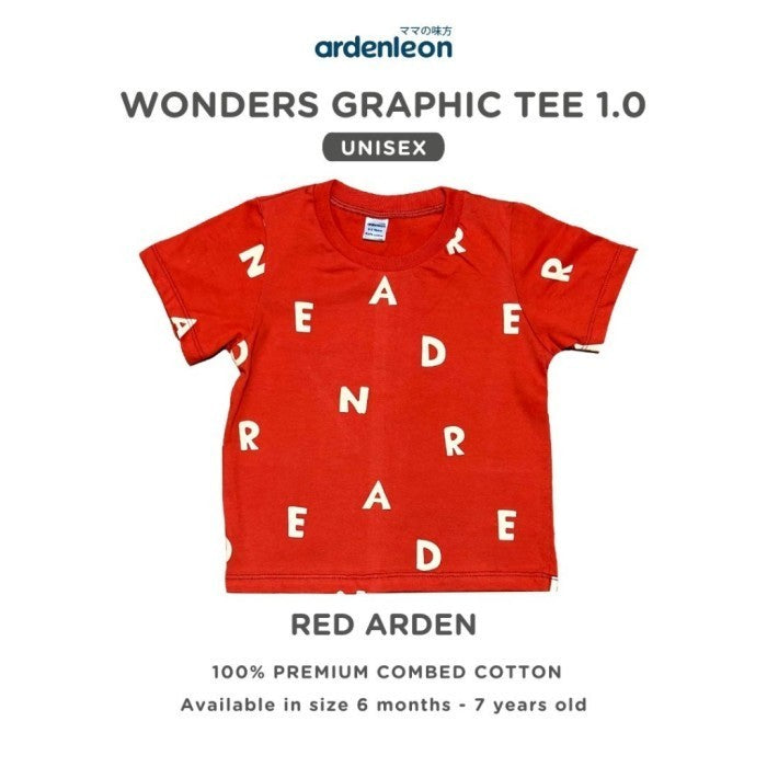 Ardenleon Kaos Anak Wonders Graphic Tee 1.0