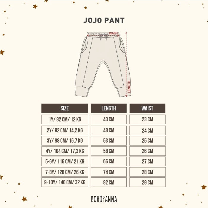 BOHOPANNA - JOJO PANT 2 - Celana Panjang Anak Laki-Laki