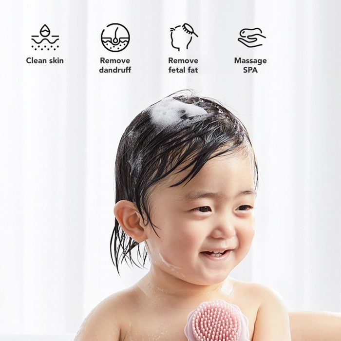 BC BABYCARE 2IN1 BABY BATH HAIR BRUSH SIKAT KERAMAS RAMBUT ANAK