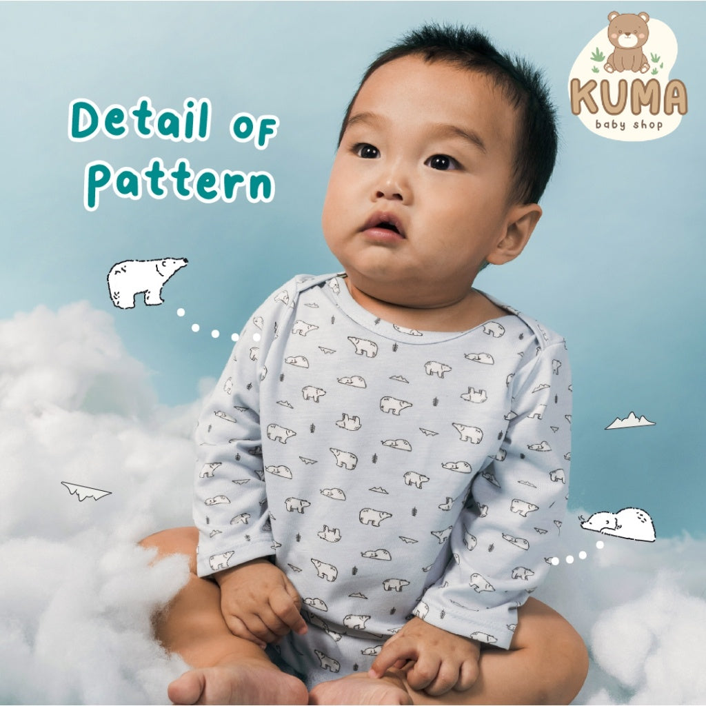 Little Palmerhaus - Little Wear Long Bodysuit 20.0 (Jumper Bayi)
