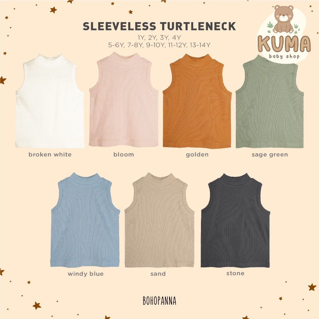 BOHOPANNA - SLEEVELESS TURTLENECK - Atasan Anak 1
