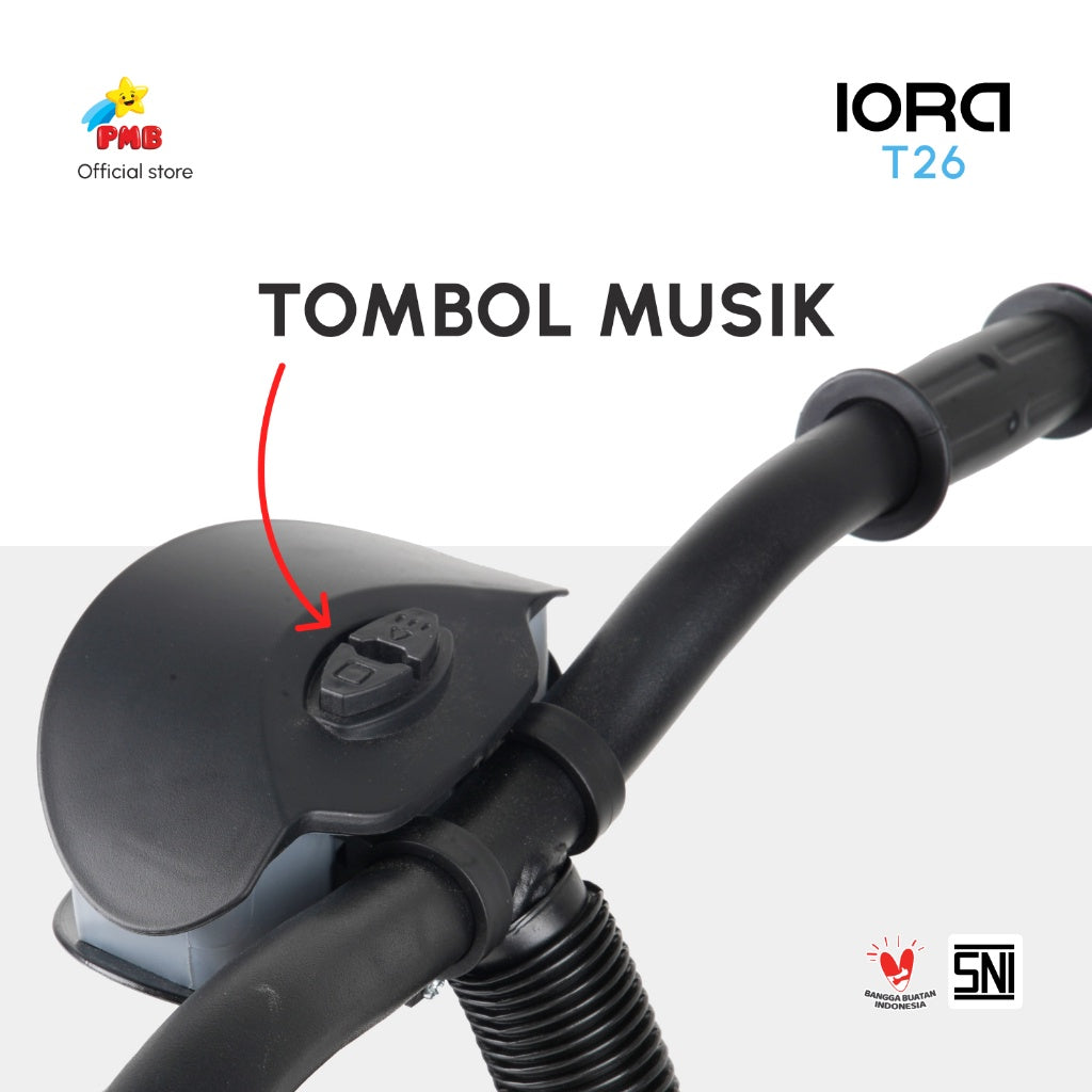 Sepeda Roda Tiga IORA Tricycle T26 – PMB Toys
