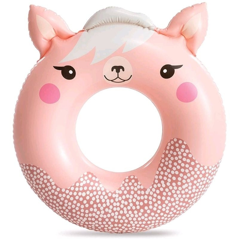 Intex 59266 Ban Renang Bulat Cute Animal Tubes 8th+