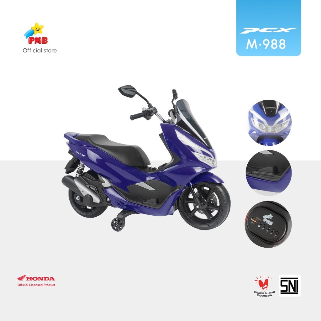 Mainan Anak Motor Aki Honda PCX M988 - PMB Toys