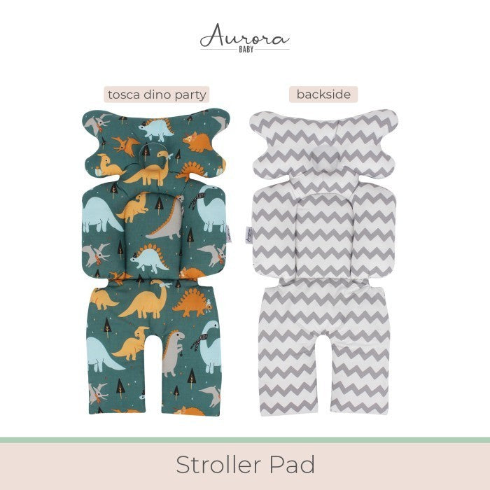 Aurora Baby - Alas Stroler dengan Sandaran Bantal Peyang (Peang)