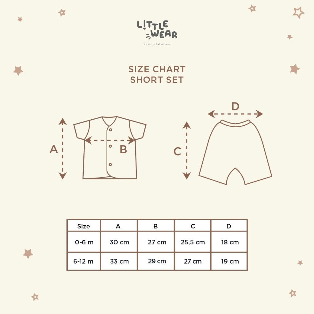 Little Palmerhaus - Little Wear Short Set 21.0 (Setelan Bayi Lengan Pendek)