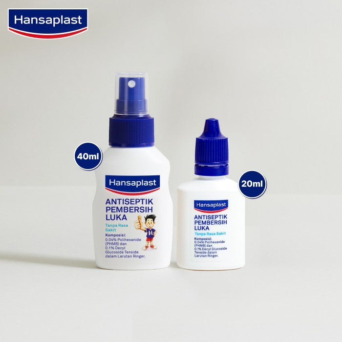 Hansaplast Antiseptik Tetes 20mL - Pembersih Luka Tanpa Rasa Perih