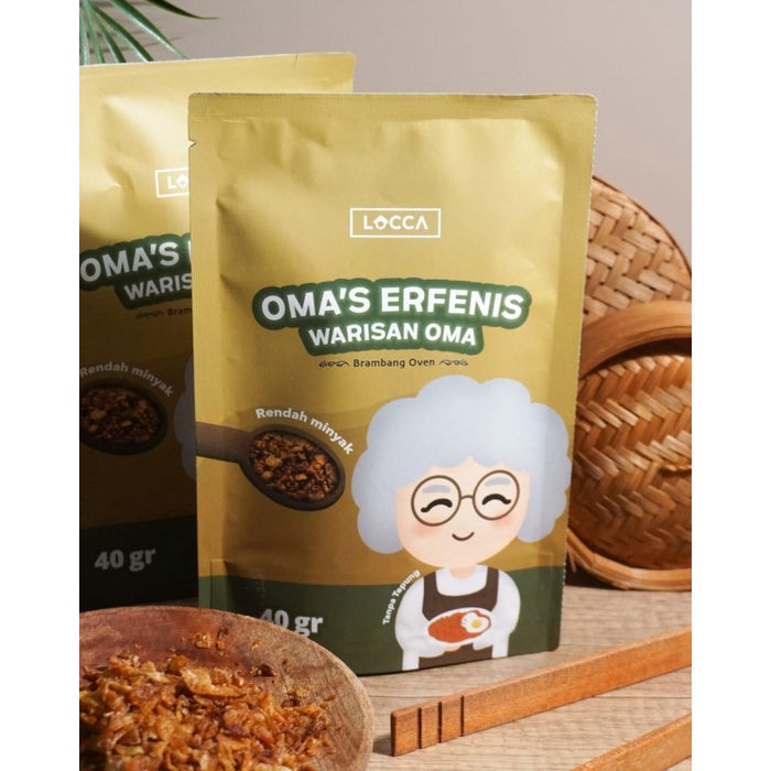 LOCCA BAWANG GORENG OMA'S ERFENIS | BRAMBANG OVEN RENDAH KALORI