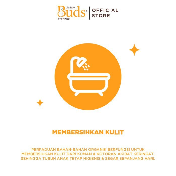 Buds Organics Shower Gel for Kids - Sabun Mandi Kulit Anak