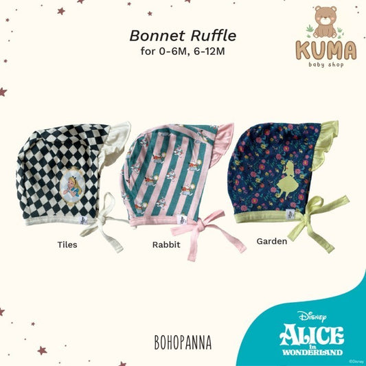 BOHOPANNA - BONNET RUFFLE DISNEY - TOPI BAYI